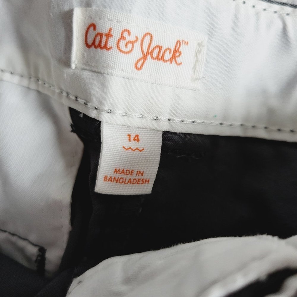 Cat & Jack, Boys' Flat Front Chino Shorts, 3KIDU-AR - Picture 3 of 3